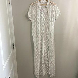 White Lace Kimono